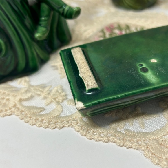 Treasure Craft Green Pixie Elf Tree Stump Cigarette holder with Ash Tray - Picture 14 of 14